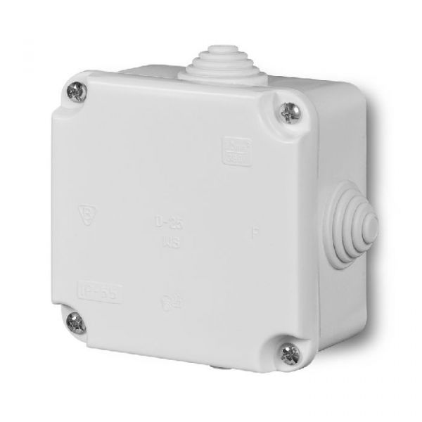 Розподільча коробка з клемами 5х2,5 мм2 Elektro-Plast PK-0 92x92x50 IP55