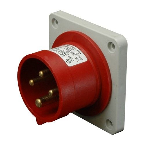Вилка врізна пряма SEZ IRRN 16A/4 3Р+РЕ IP44