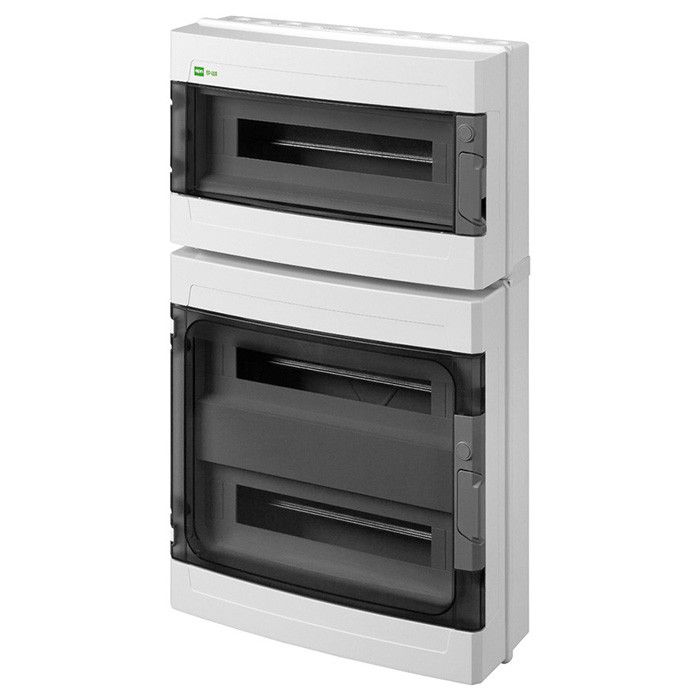 Щит пластиковий навісний Elektro-plast EP-LUX Plus IP65 на 54 модуля (1x18+2x18) PE+N