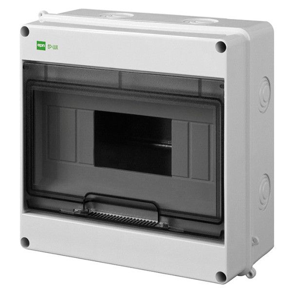 Щит пластиковий навісний Elektro-plast EP-LUX Plus IP55 на 9 модулів PE+N