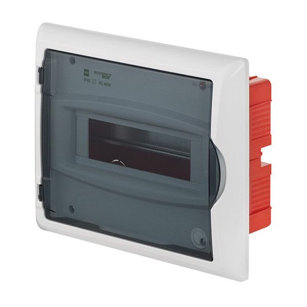 Щит пластиковий врізний Elektro-plast Economic Box на 8 модулів IP40 PE+N