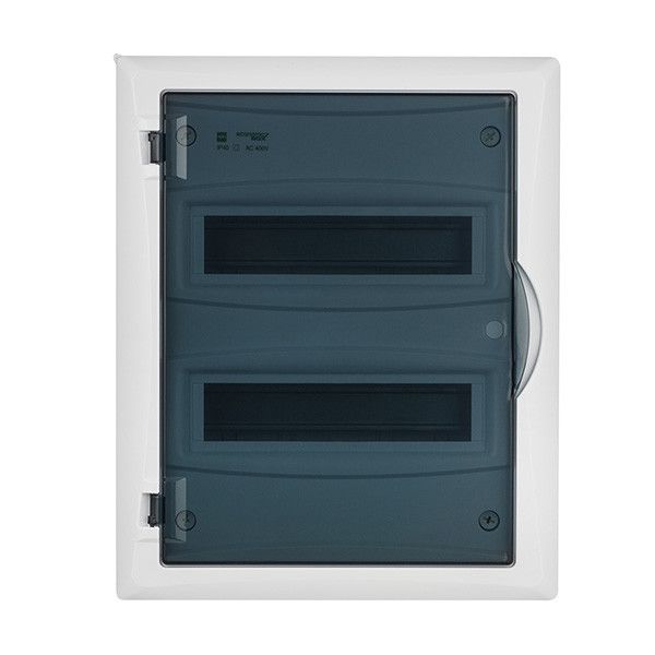 Щит пластиковий врізний Elektro-plast Economic Box на 24 модулі IP40 PE+N