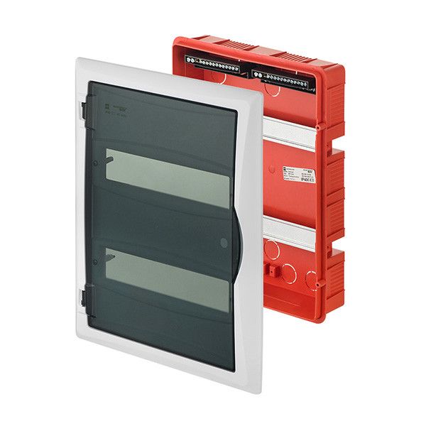 Щит пластиковий врізний Elektro-plast Economic Box на 24 модулі IP40 PE+N