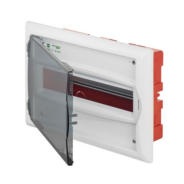 Щит пластиковий врізний Elektro-plast Economic Box на 12 модулів IP40 PE+N