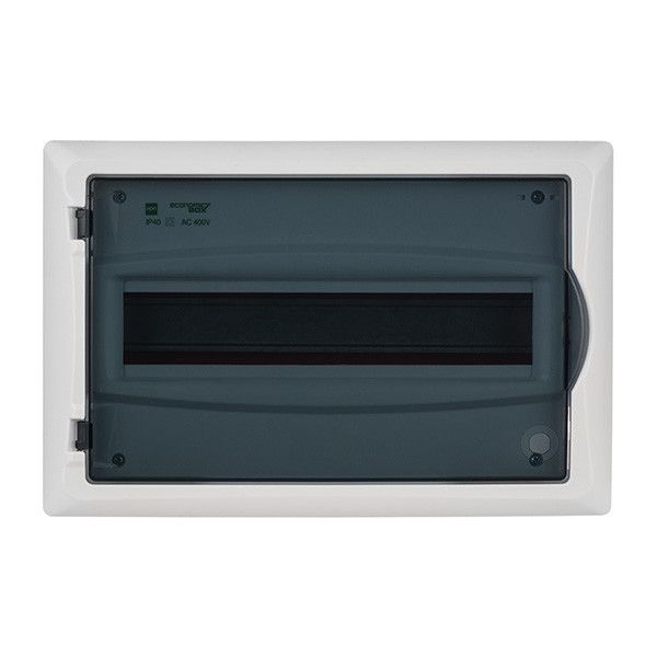 Щит пластиковий врізний Elektro-plast Economic Box на 12 модулів IP40 PE+N