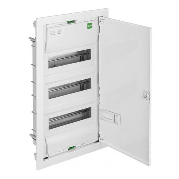 Щит з металевими дверцятами врізний Elektro-plast MSF RP на 36 модулів (3x12) IP30 N+PE
