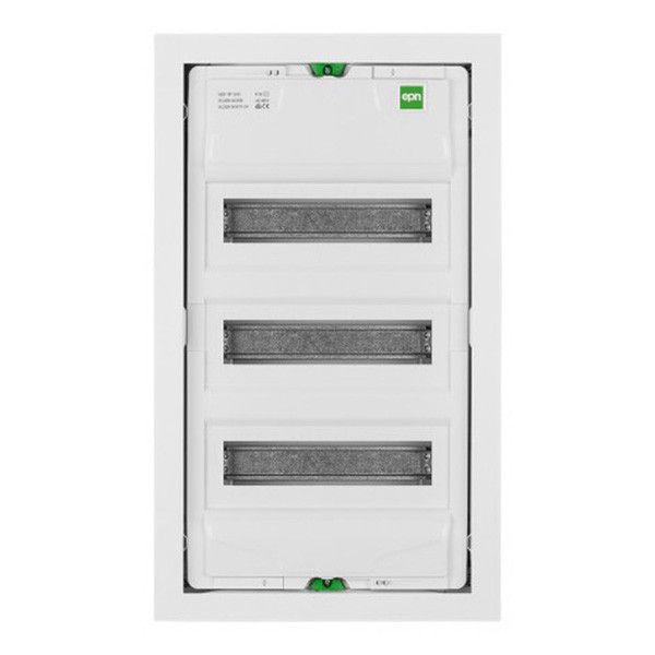 Щит з металевими дверцятами врізний Elektro-plast MSF RP на 36 модулів (3x12) IP30 N+PE