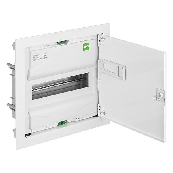 Щит з металевими дверцятами врізний Elektro-plast MSF RP на 12 модулів (1x12) IP30 N+PE