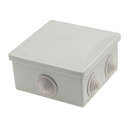 Розподільча коробка Pawbol S-BOX 036 80x80x50 IP44 6-вводів сіра