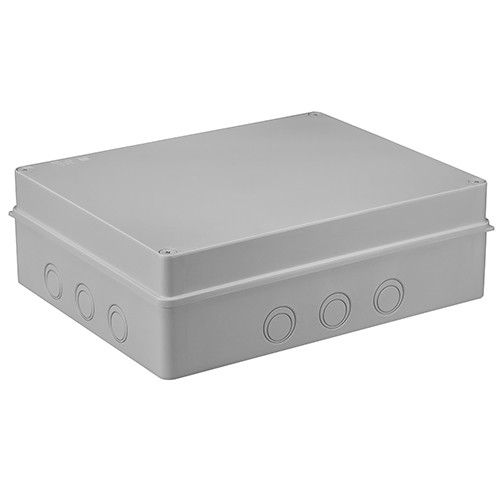 Розподільча коробка Pawbol S-BOX 716 380x300x120 IP65 без вводів сіра