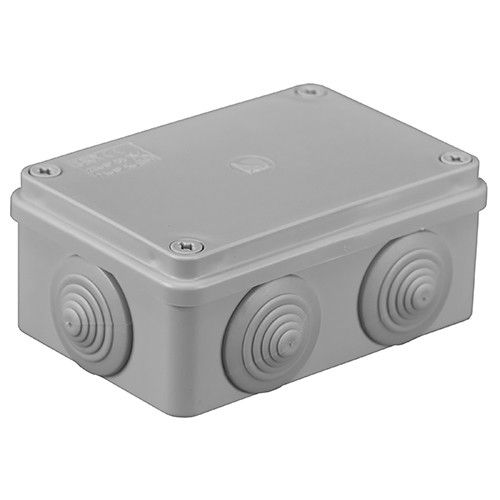 Розподільча коробка Pawbol S-BOX 206 120x80x50 IP65 6-вводів сіра
