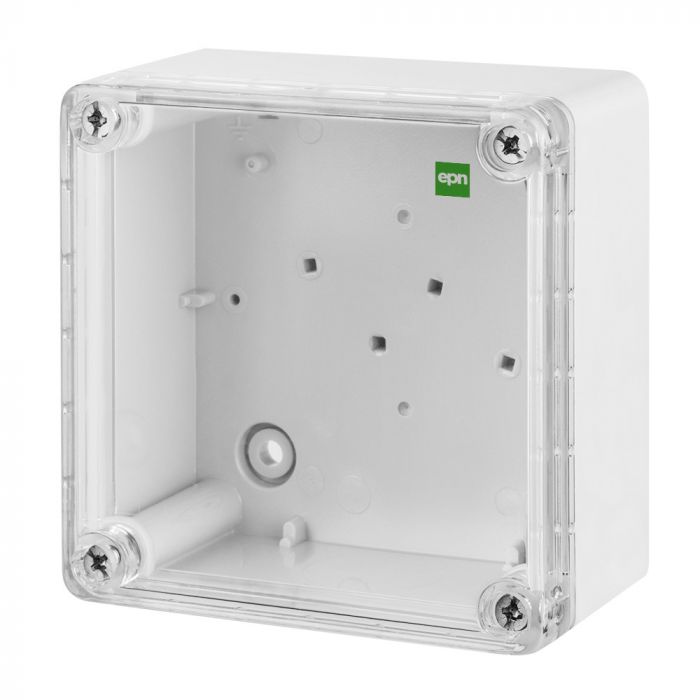 Розподільча коробка з прозорою кришкою Elektro-Plast INDUSTRIAL 105x105x66 IP65