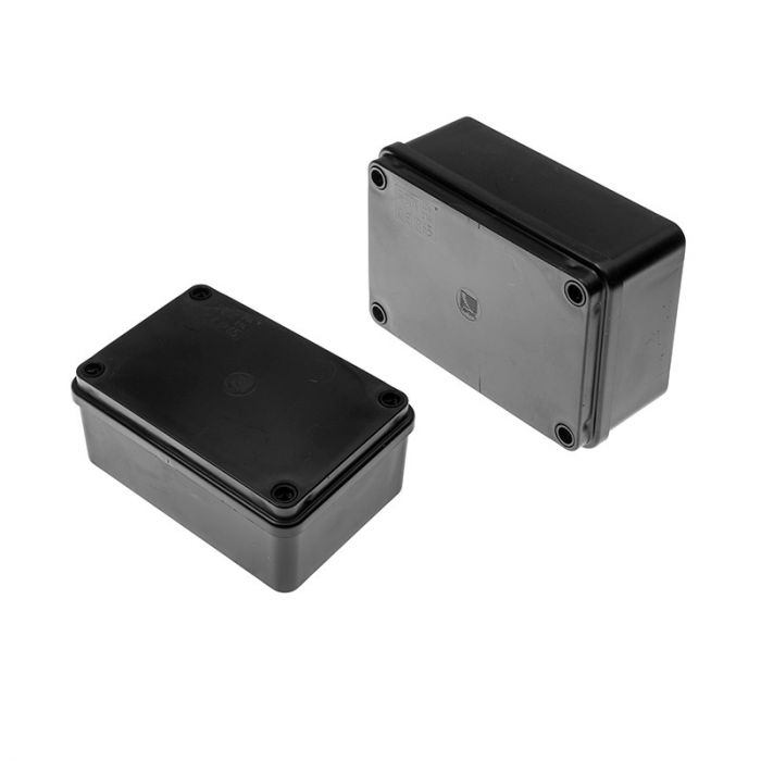 Розподільча коробка Pawbol S-BOX 216C 120x80x50 IP65 без вводів чорна