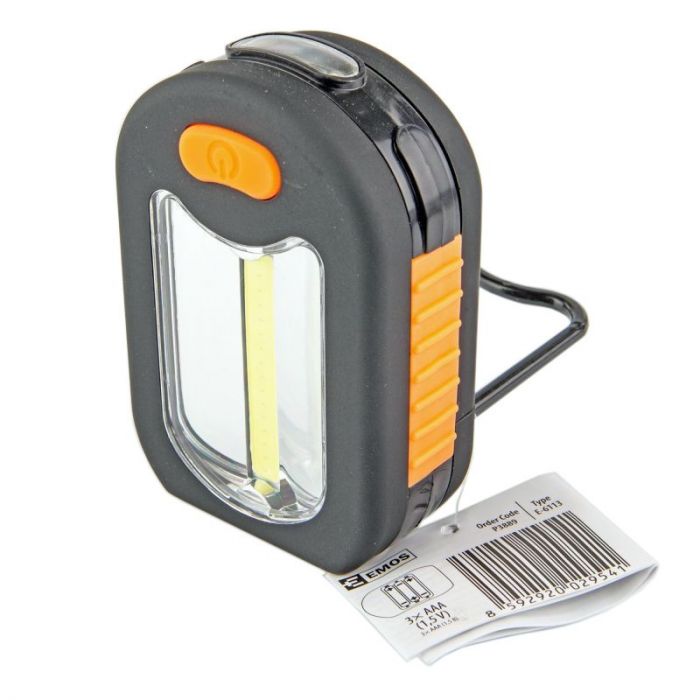 Ліхтарик на батарейках 3xAAA EMOS P3889 COB LED + 3×LED 200lm