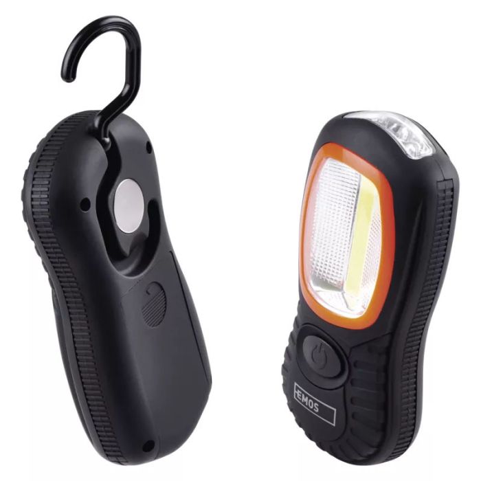 Ліхтарик на батарейках 3xAAA EMOS P3883 COB LED + 3×LED 150lm