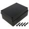 Розподільча коробка Pawbol S-BOX 416C 190x140x70 IP65 без вводів чорна