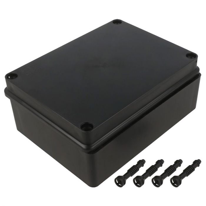 Розподільча коробка Pawbol S-BOX 416C 190x140x70 IP65 без вводів чорна