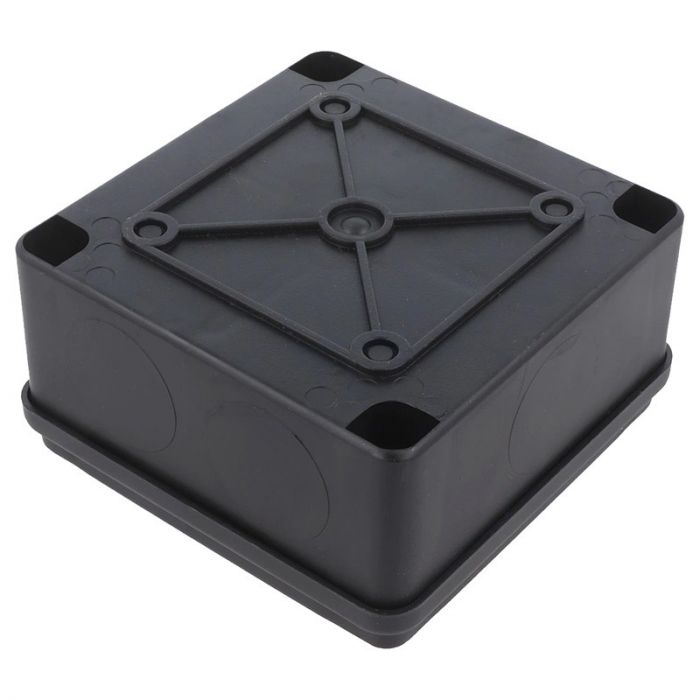Розподільча коробка Pawbol S-BOX 116C 100x100x50 IP65 без вводів чорна