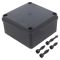 Розподільча коробка Pawbol S-BOX 116C 100x100x50 IP65 без вводів чорна