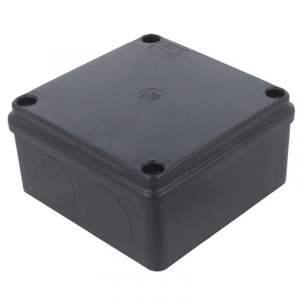 Розподільча коробка Pawbol S-BOX 116C 100x100x50 IP65 без вводів чорна