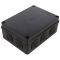 Розподільча коробка Pawbol S-BOX 406C 190x140x70 IP65 10-вводів чорна