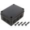 Розподільча коробка Pawbol S-BOX 306C 150x110x70 IP65 10-вводів чорна