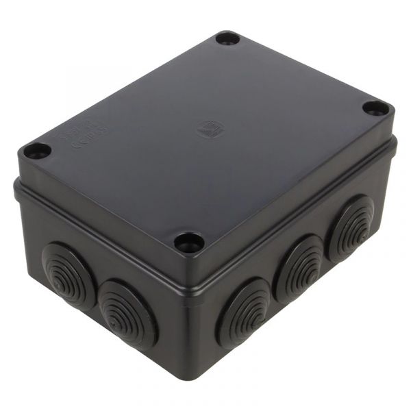 Розподільча коробка Pawbol S-BOX 306C 150x110x70 IP65 10-вводів чорна