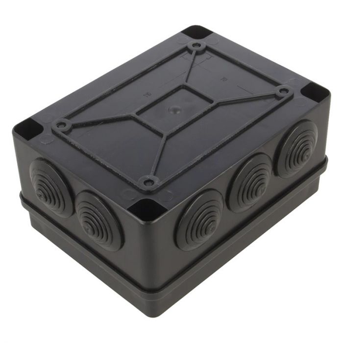 Розподільча коробка Pawbol S-BOX 306C 150x110x70 IP65 10-вводів чорна