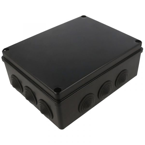Розподільча коробка Pawbol S-BOX 506C 240x190x90 IP65 12-вводів чорна