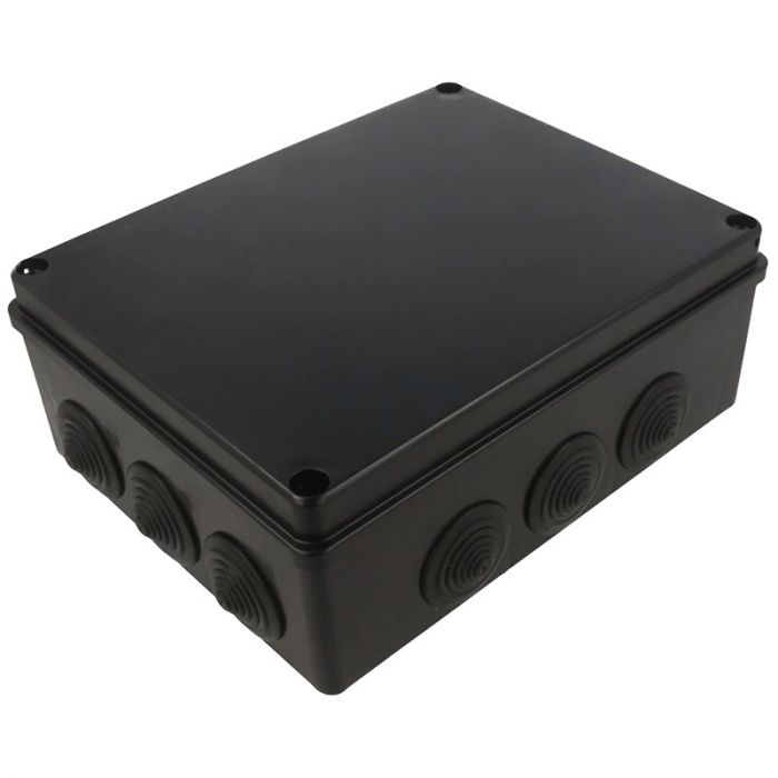 Розподільча коробка Pawbol S-BOX 506C 240x190x90 IP65 12-вводів чорна