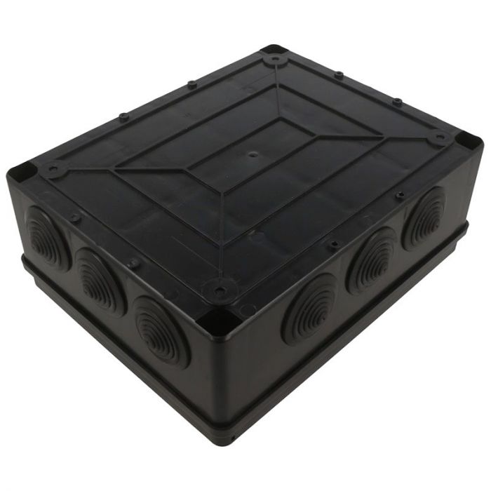 Розподільча коробка Pawbol S-BOX 506C 240x190x90 IP65 12-вводів чорна