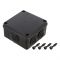 Розподільча коробка Pawbol S-BOX 106C 100x100x50 IP65 6-вводів чорна