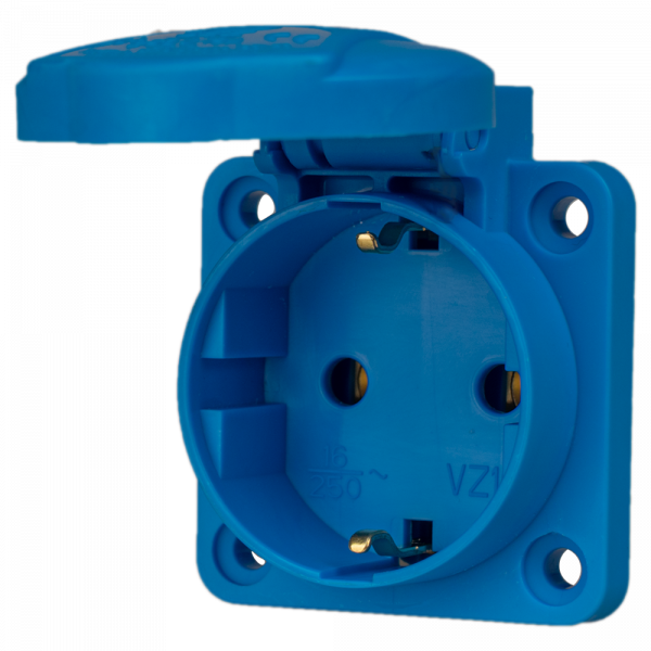 Розетка врізна SEZ VZ 16A/2 2P+PE schuco IP54