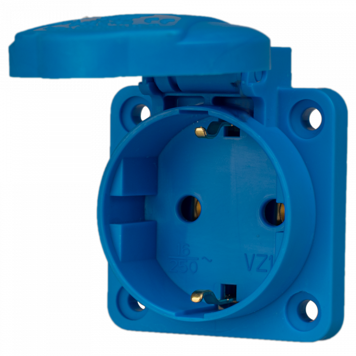 Розетка врізна SEZ VZ 16A/2 2P+PE schuco IP54