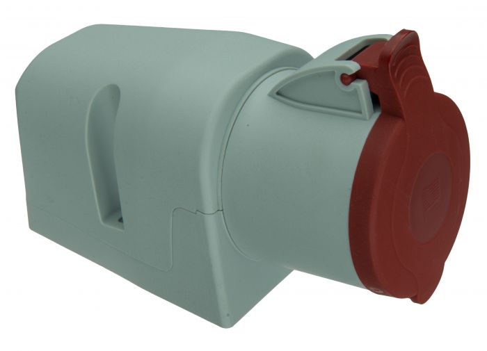 Розетка стаціонарна Pawbol 32A/4 3Р+РЕ IP44